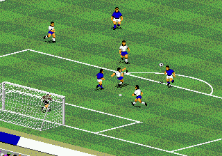 FIFA International Soccer (USA, Europe) (En,Fr,De,Es) In game screenshot
